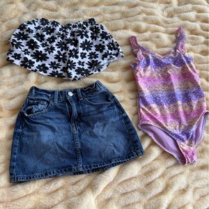 Girls Size 6 6X Clothing Bundle Summer Swim Shorts H&M Vince Camuto Lot